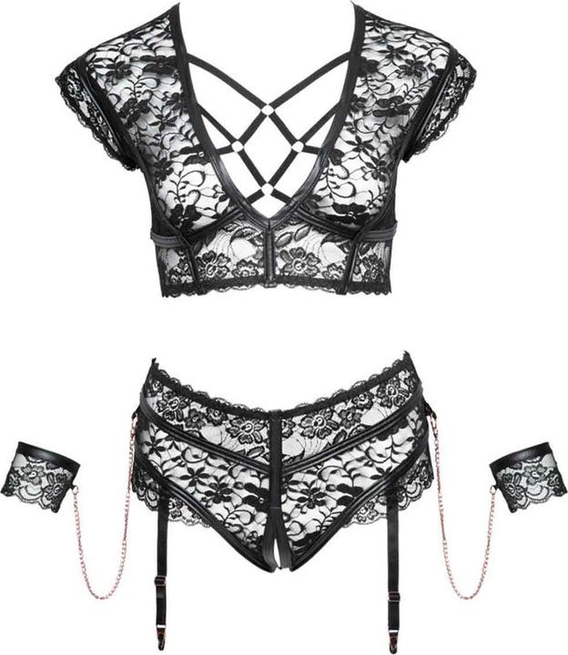 Actual product image Cottelli Collection Bra Set Bondage 2XL (XXL)