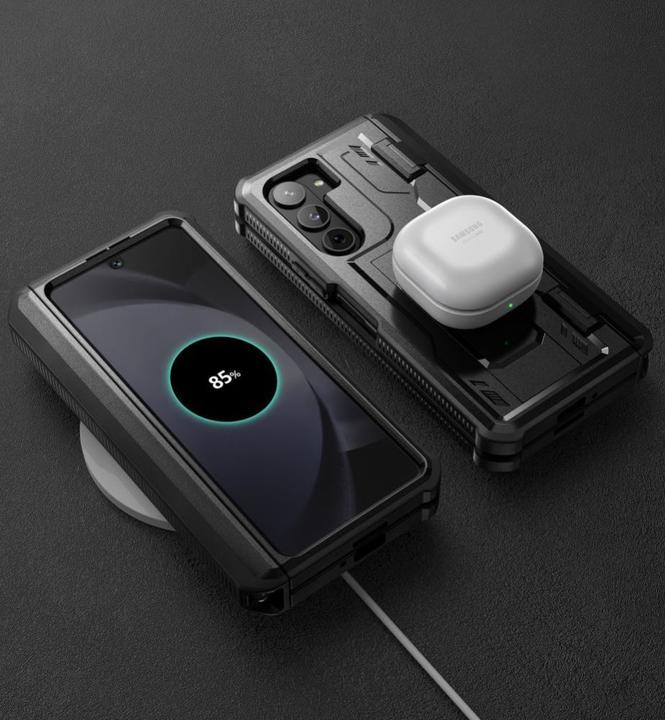Actual product image Tech-Protect Kevlar Pro Pen case for Samsung Galaxy Z Fold 5 - black (Samsung Galaxy Z Fold5)
