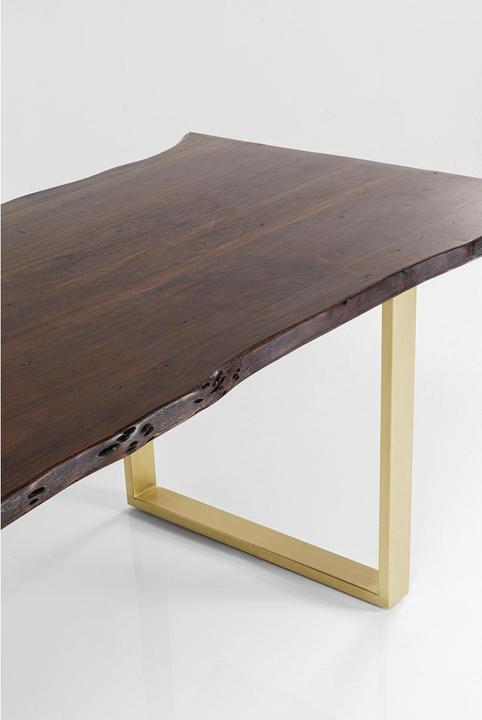 Image du produit Kare Design Table Harmony Walnut laiton 180x90cm (180 x 90 x 76 cm)