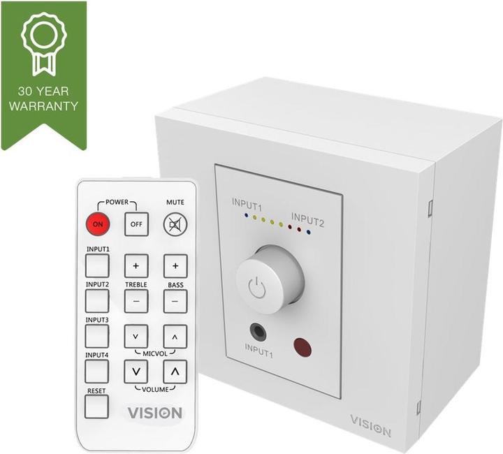 Actual product image Vision Techconnect faceplate audio amplifier (Amplifier)