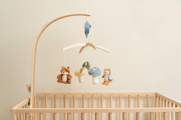 Produktbild Little Dutch Musik Mobile aus Holz Forest Friends