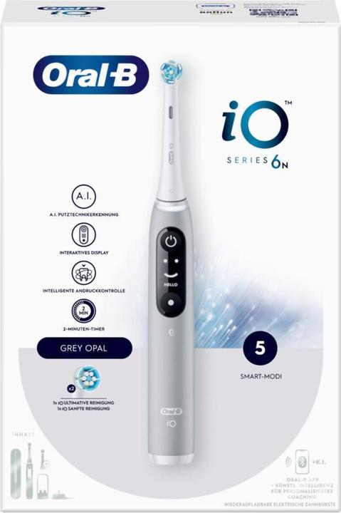 Actual product image Oral-B iO 6 + Sensitive (Oscillating toothbrush)