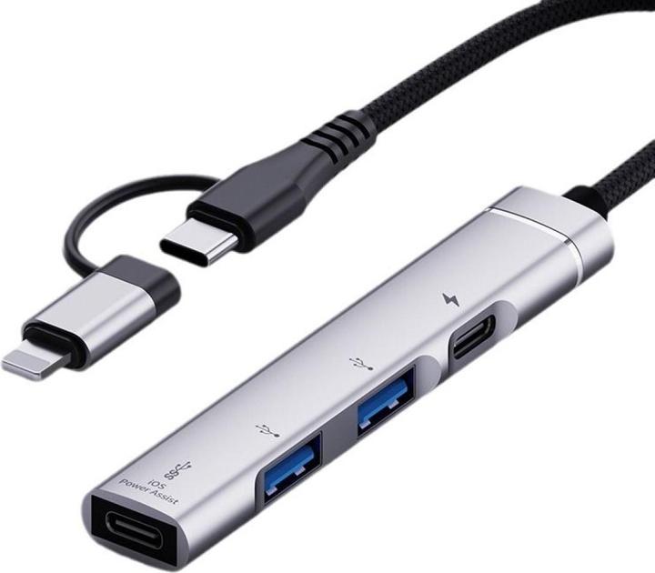PowerGuard 6-in-1 OTG Adapter (Lightning, USB Typ C)