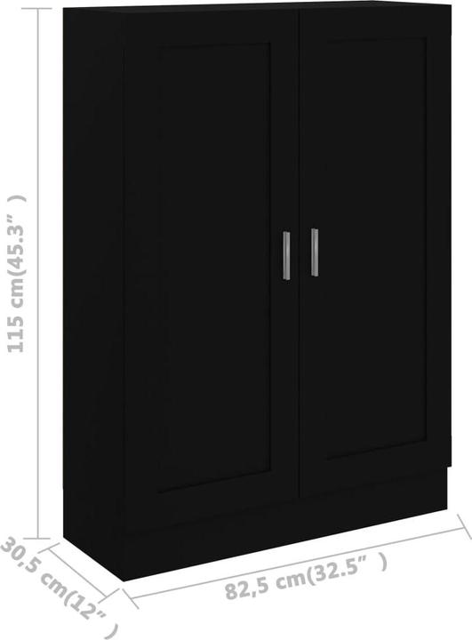 Produktbild VidaXL Bücherregal (82.5 x 30.5 x 115 cm)