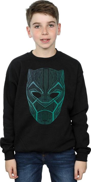 Immagine prodotto Black Panther Tribal Mask Felpa Ragazzi (152, 158)
