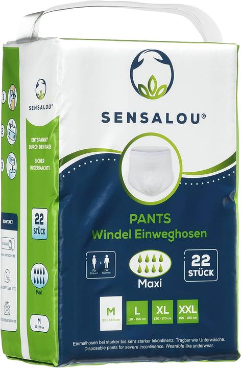 Immagine prodotto Sensalou Pannolini per adulti Pantaloni per incontinenza (44 x, L)
