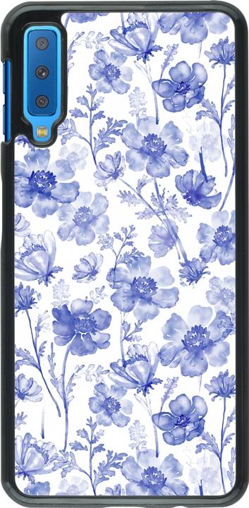 Produktbild PhoneLook Hülle Spring 23 watercolor blue flowers (Samsung Galaxy A7)