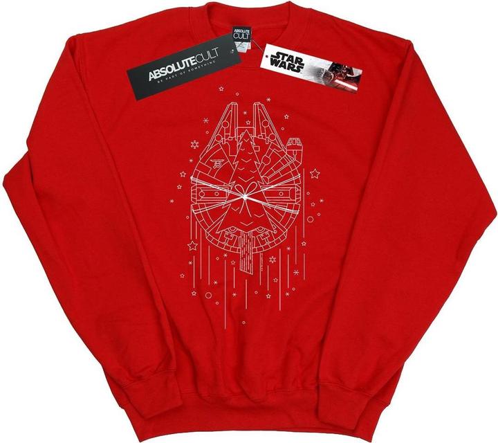 Immagine prodotto Star Wars Millennium Falcon Christmas Tree Delivery Felpa Uomo (L)