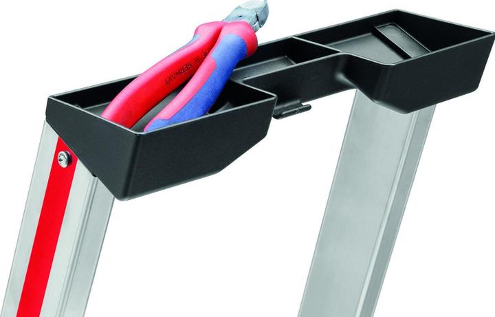 Actual product image Hymer-Leitern Stufenstehleiter 4126 / 3 Stufen (Stepladder, 139 cm)