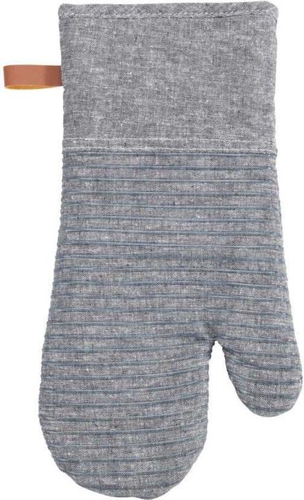 Actual product image Wenko Kitchen Glove Ada Stripes Grey, 2 pieces (Cotton, Silicone, Polyester, Viscose)