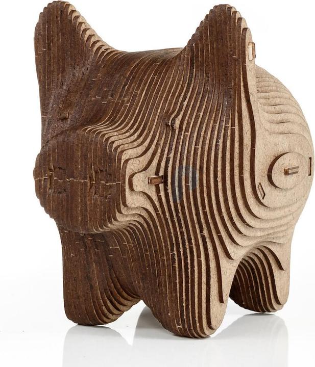 Produktbild Eco Wood Art Spardosen-Puzzle aus Holz - Schwein