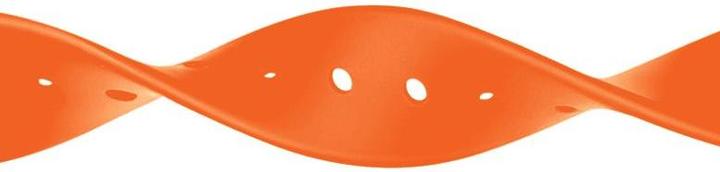 Actual product image Hurtel Silikonarmband für Xiaomi 5/6 - Orange (Silicone)