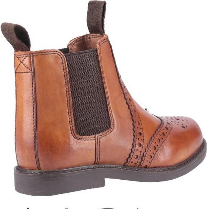 Actual product image Cotswolds Childrens/Kids Nympsfield Leather Chelsea Boot (29)