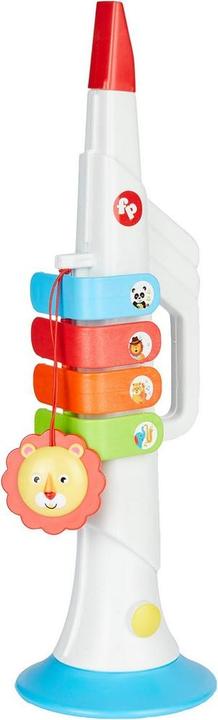 Fisher-Price Trompete Fisher Price tiere 30 cm (Spanisch, Französisch, Englisch, Deutsch)