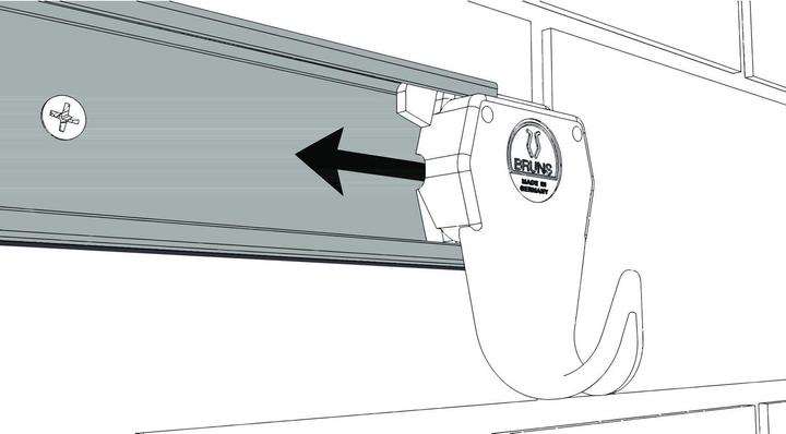 Actual product image Bruns Device holder strip