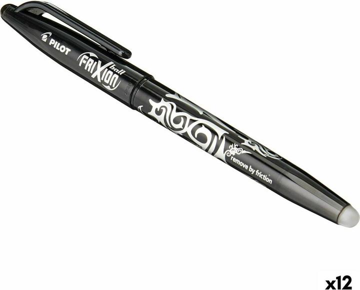 Immagine prodotto Pilot Roller FRIXION, cancellabile (Nero, 12 x)