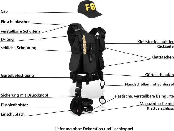 Produktbild Normani SWAT/Police/Security Karneval (XL)