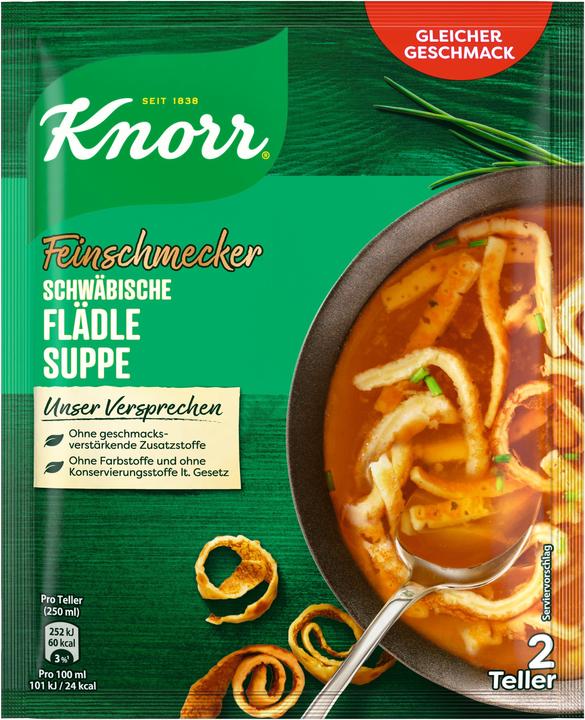 Knorr Feinschmecker Schwäbische Flädle Suppe ergibt 500 ml (500 ml)