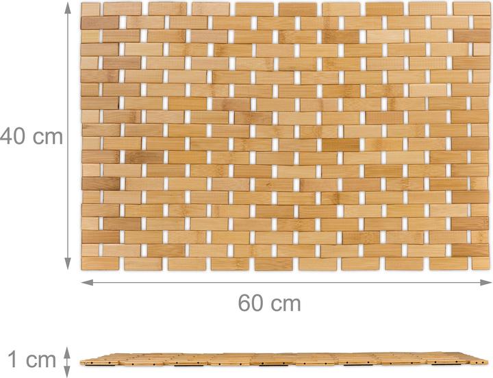 Actual product image Relaxdays Bath rug (60 x 40 x 1 cm)