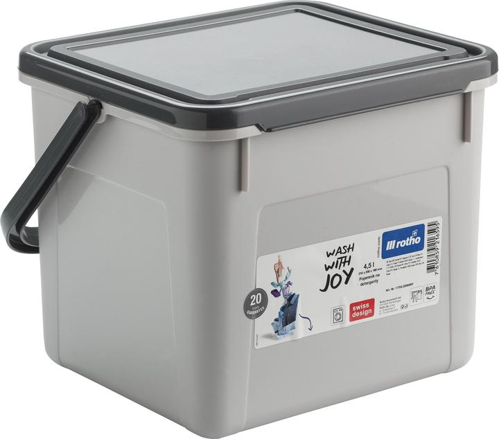 Immagine prodotto Rotho Contenitore per detersivo 4,5 L Antracite (4.50 l)
