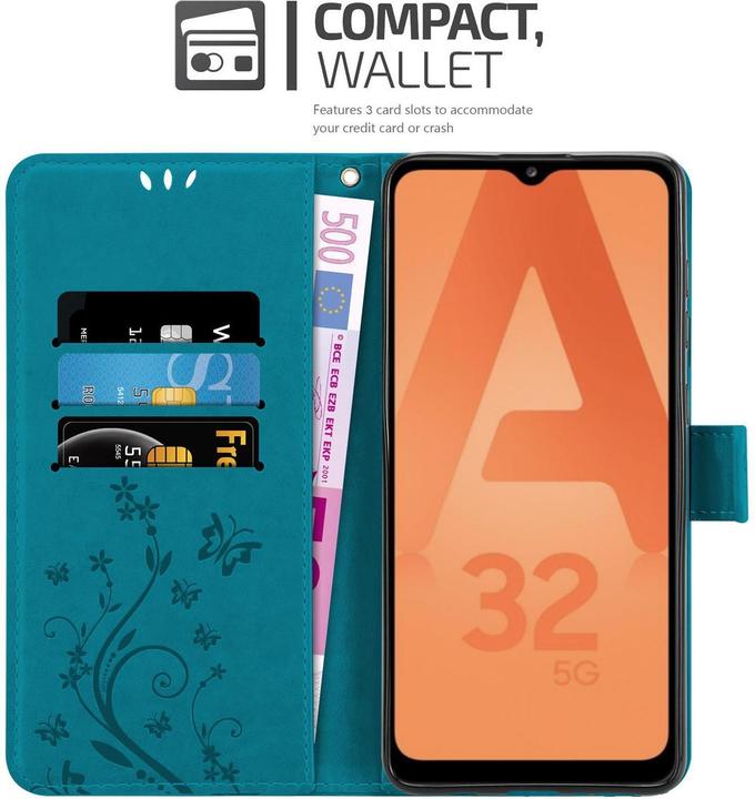 Image du produit Cadorabo Pochette Flower Book (Samsung Galaxy A32 5G)