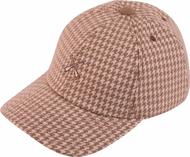 Actual product image Béton X Ciré curved visor cap houndstooth (S/M)