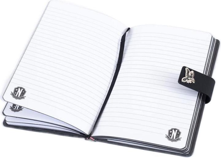 Image du produit Wednesday Carnet de notes Premium (A5, À rayures)