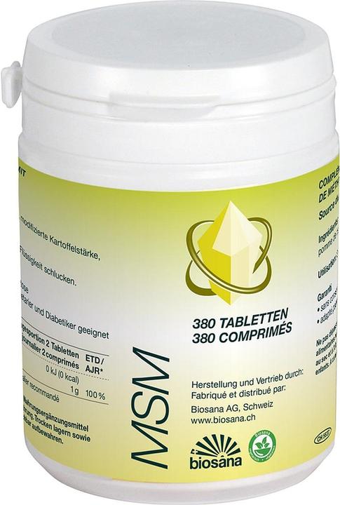 Biosana MSM Methylsufonylmethan (380 Stück, Tabletten, 224 g)