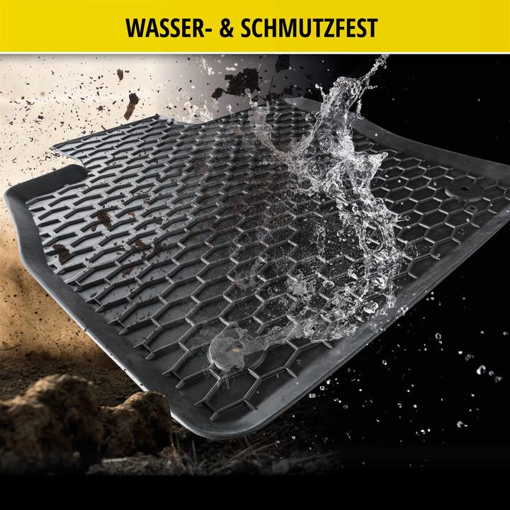 Actual product image Walser Rubber mats suitable for Kia Sportage V 2021-Today, Hyundai Tucson 2020-Today (2 front mats + 2 rear mats)