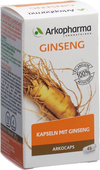 Arkopharma Arkocaps Ginseng Kapseln (45 Stück, Kapseln, 45 g)