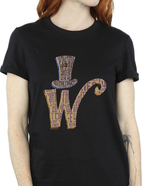 Produktbild Willy Wonka & the Chocolate Factory W Logo Hat TShirt (XXL)
