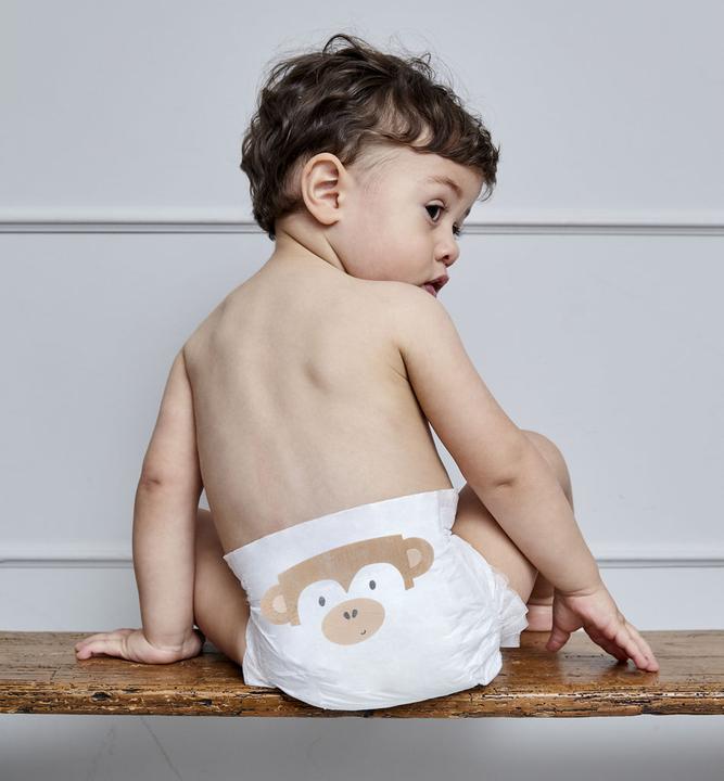 Actual product image Kit & Kin Nappies (Size 3, Pack, 34 Piece)