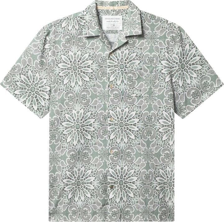Colours & Sons Kurzarmhemd Shirt-Printed