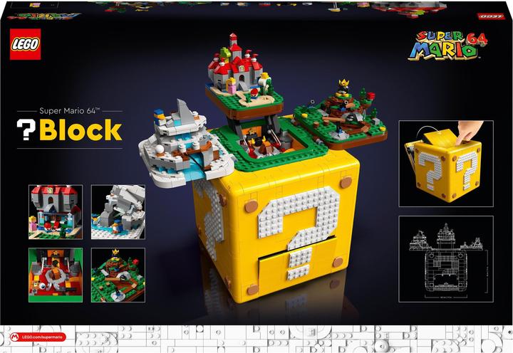 Immagine prodotto LEGO Blocco del punto interrogativo da Super Mario 64 (71395, Set LEGO rari, LEGO Super Mario)