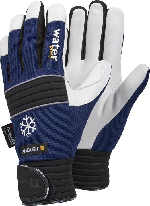 Image du produit Tegera Ejendals 297, Gants d'atelier, Noir, Bleu, Blanc, Adulte, Adulte, Résistant aux rayures (9)