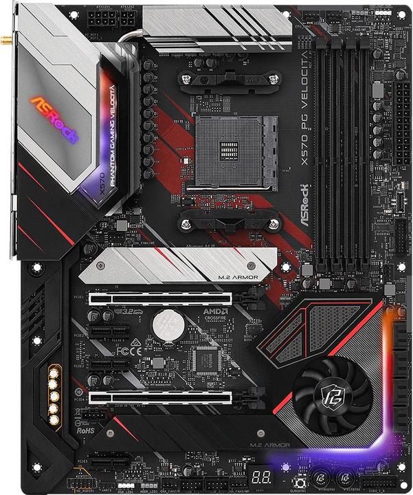 Produktbild AsRock X570 PG Velocita (AM4, AMD X570, ATX)