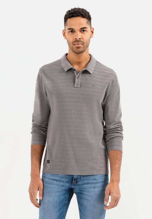 Actual product image Camel Active Cotton long-sleeved polo shirt (M)
