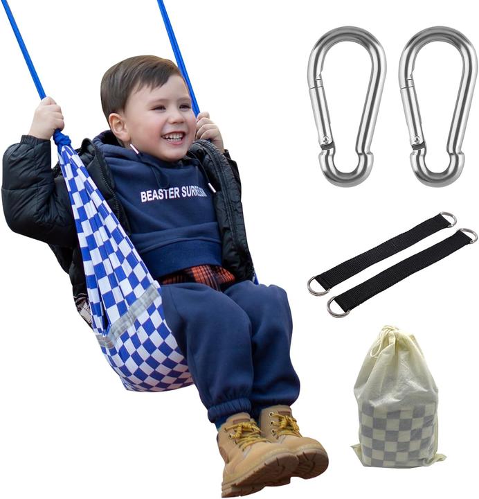 Actual product image ‎Paittesllly Height-adjustable children's swing