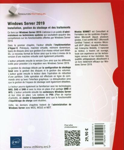 Produktbild Windows server 2019 (Französisch, Bonnet Nicolas, 2020)