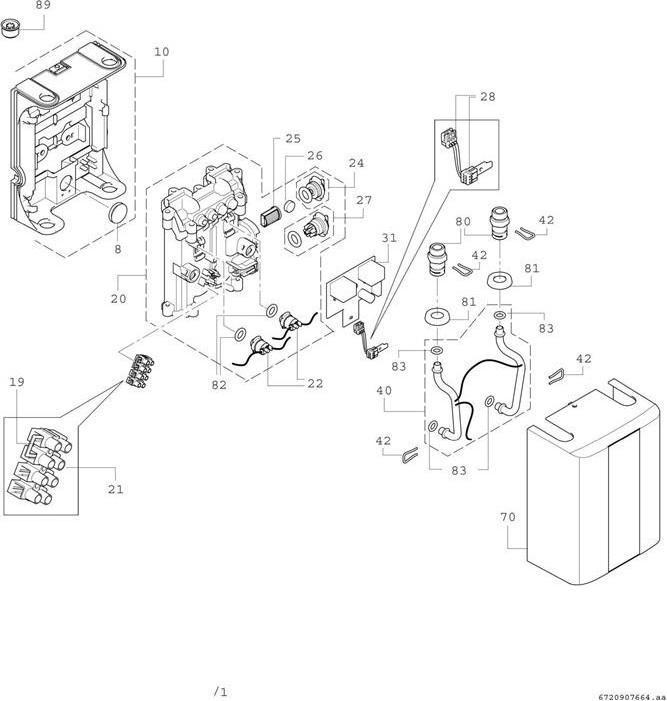 Actual product image Junkers Running water heater TR4000 5 ET 4.5 kW 1 MPa (7736504690)
