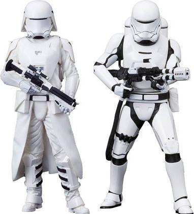 Actual product image Kotobukiya Star Wars The Force Awakens First Order Snowtrooper & Flametrooper Artfx+