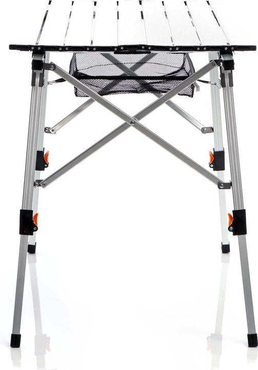 Immagine prodotto Wiltec Tavolo da campeggio pliante Multifonctions argenté 90x53cm Alu 30kg max. Balcon Barbecue