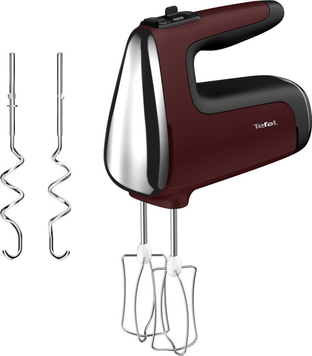 Actual product image Tefal Powermix Silence HT652538 mixer Hand mixer Red (500 W)