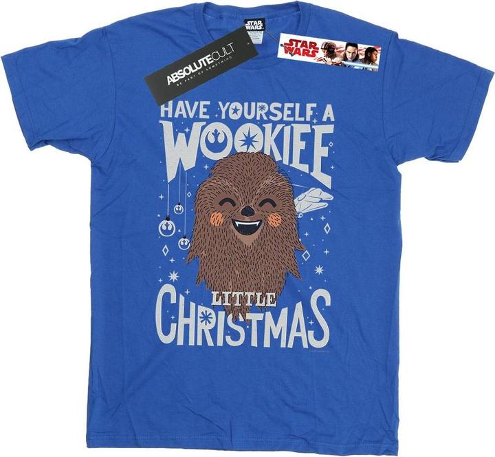 Actual product image Star Wars Mens Wookiee Little Christmas T-Shirt (XXL)