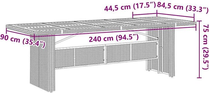 Actual product image VidaXL Erbach (90 cm)