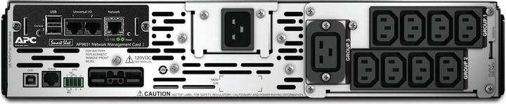 Produktbild APC SMX3000RMHV2UNC mit Netzwerkkarte (3000 VA, 2700 W, Line-Interaktiv USV)