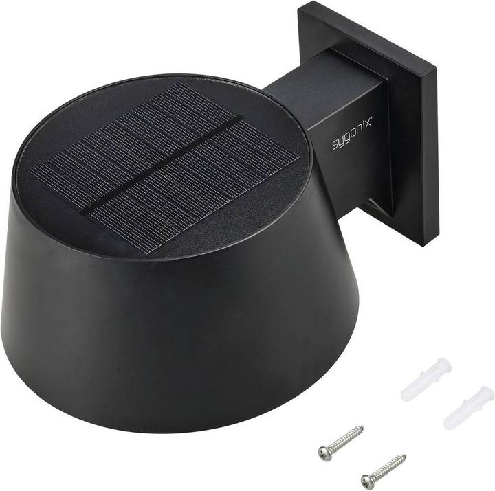 Produktbild Sygonix SY-5801972 Solar-Wandstrahler mit Bewegungsmelder 10 W Neutralweiss An (1000 lm, IP54)