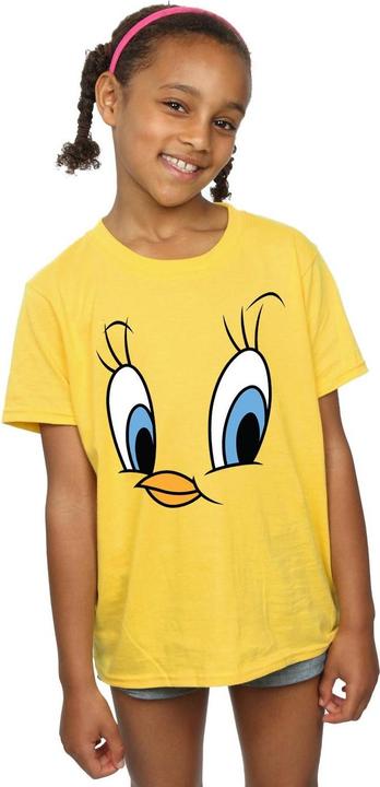 Immagine prodotto Looney Tunes Tweety Pie Face Maglietta Ragazze (140, 146)