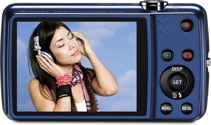 Immagine prodotto Casio Exilim EX-Z550, 14MPixel, zoom 4x, filmati HD, blu