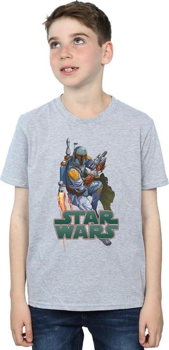 Image du produit Star Wars - T-shirt BOBA FETT FIRED UP - Garçon (116)